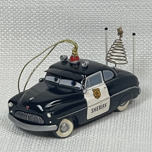 Disney Other - Grolier Disney Early Moments Cars Christmas Ornament Sheriff President's Edition
